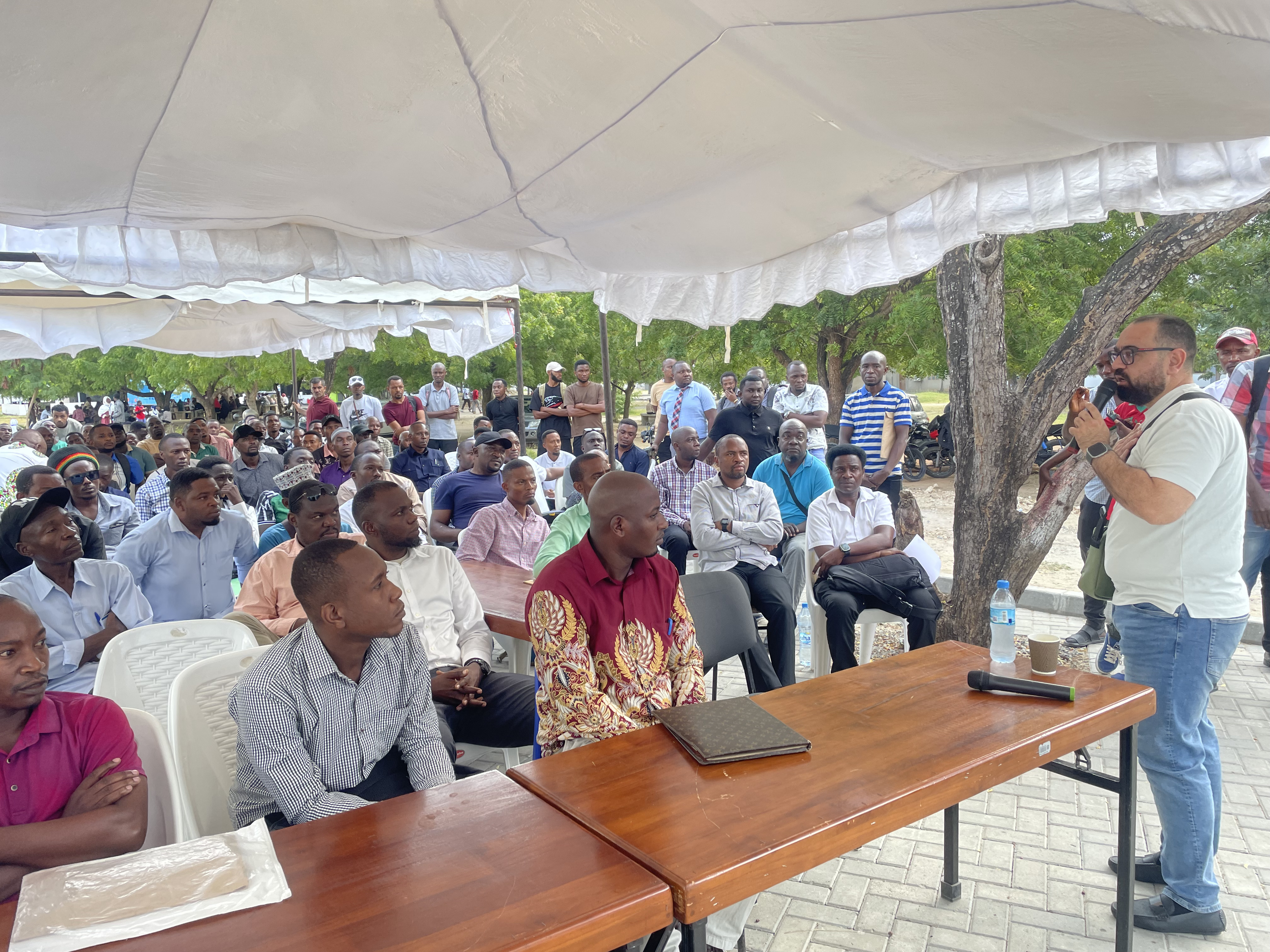 Recruitment event with candidate intake